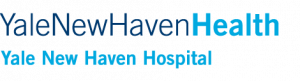 Yale New Haven Health and Hospital logo. Blue text on a white background.